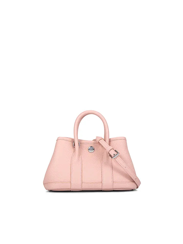 Bolso tote piel vegana rosa