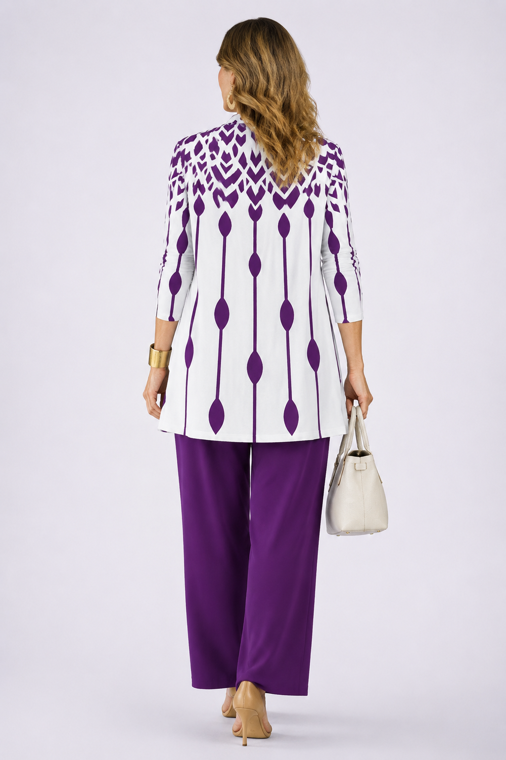 Morado y Blanco