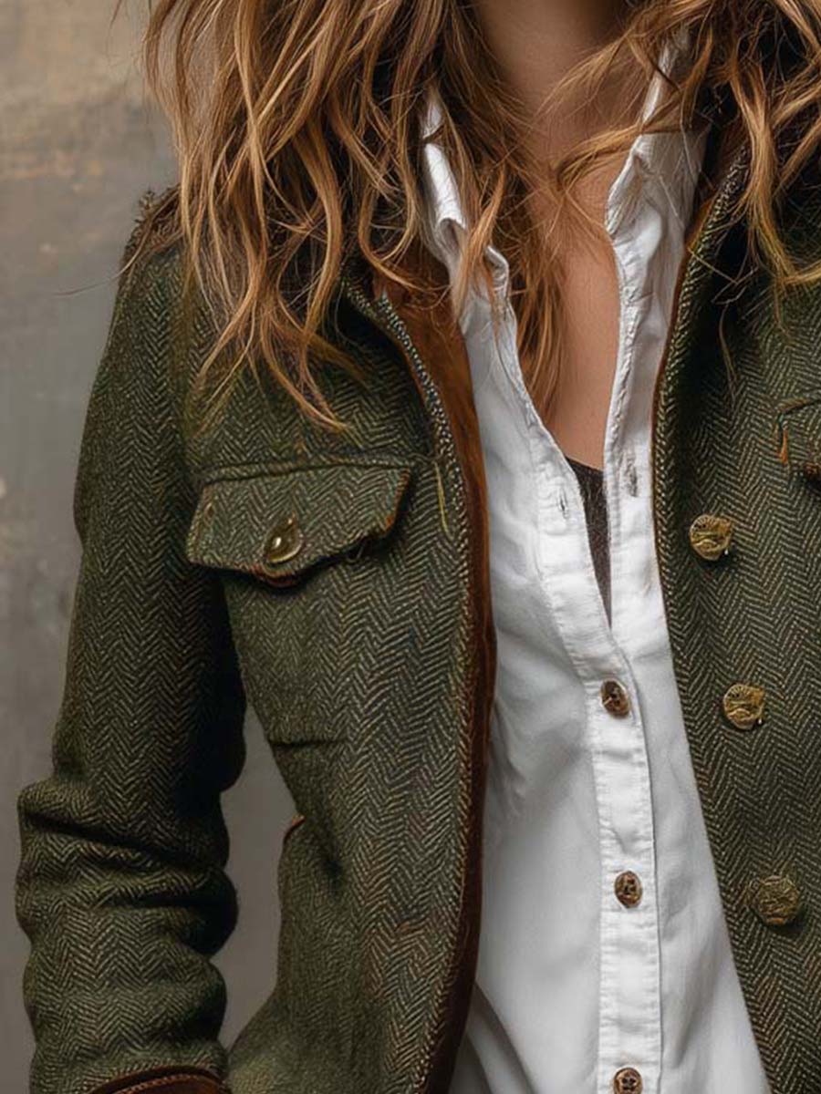 Blazer oliva Bella