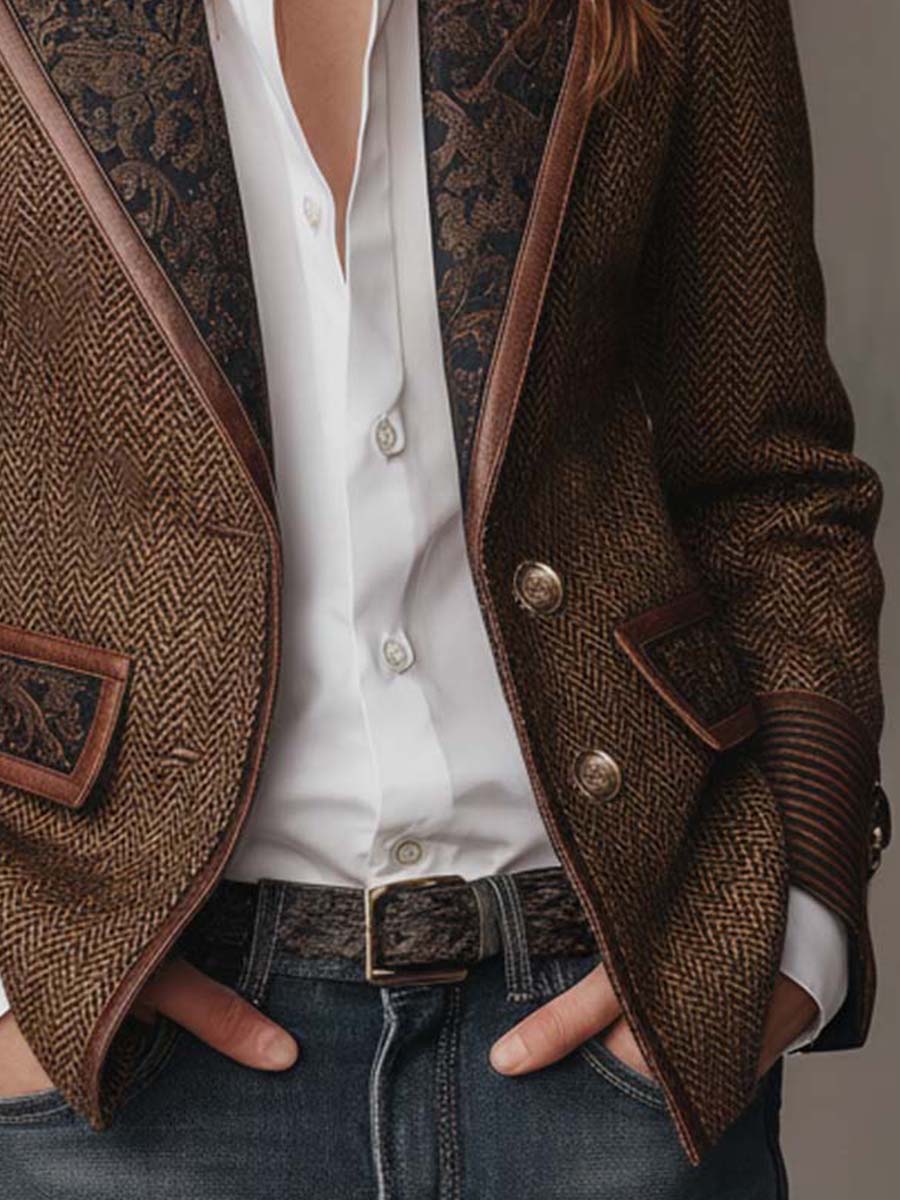 Blazer espiga Francesca