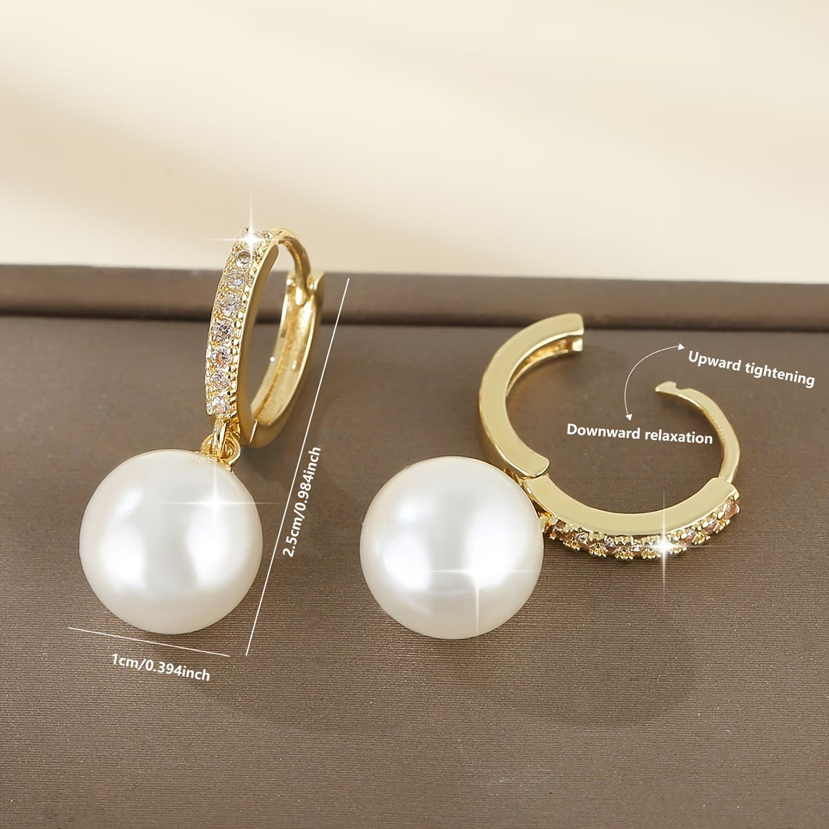 Pendientes de perla gota