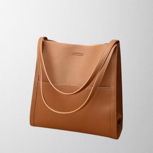 Bolso de hombro marrón