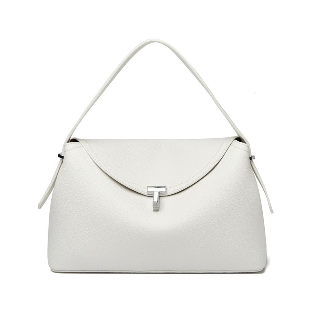 Bolso de mano clásico blanco