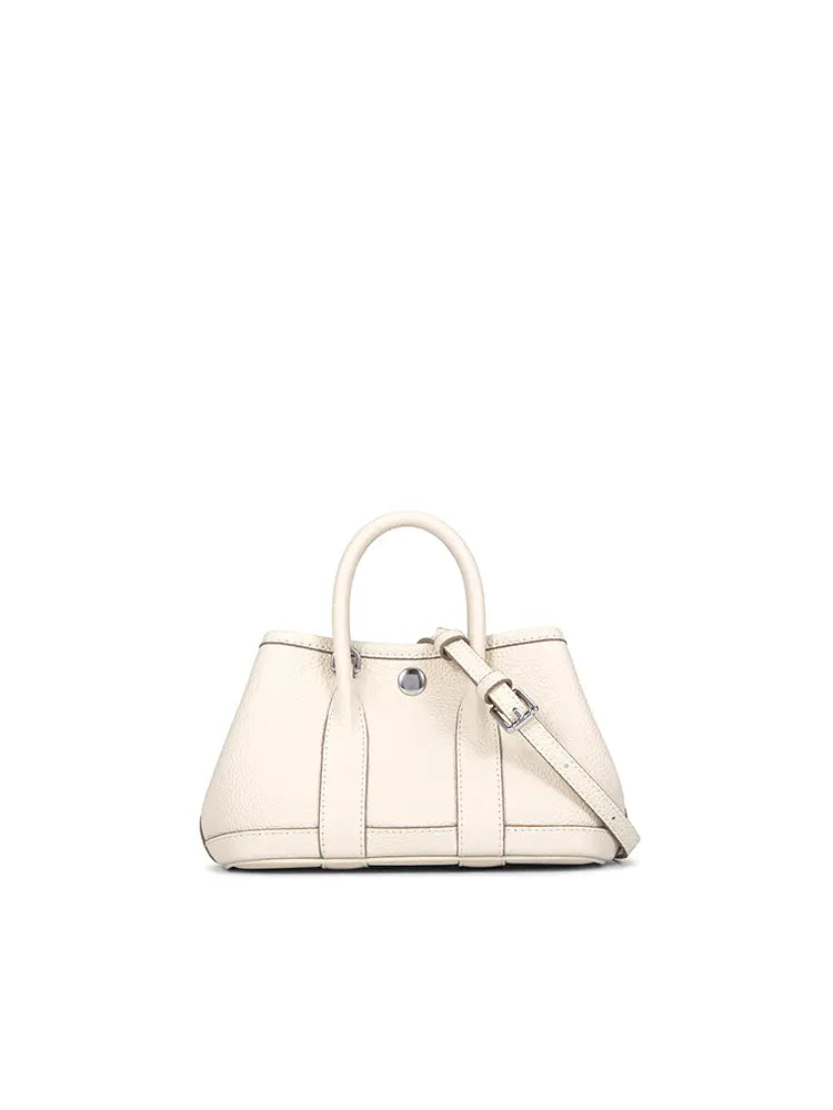 Bolso tote piel vegana blanco