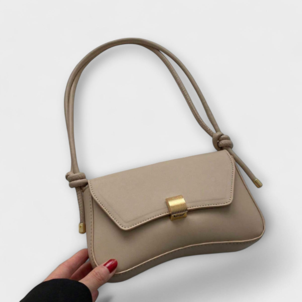 Bolso de hombro mini terracota