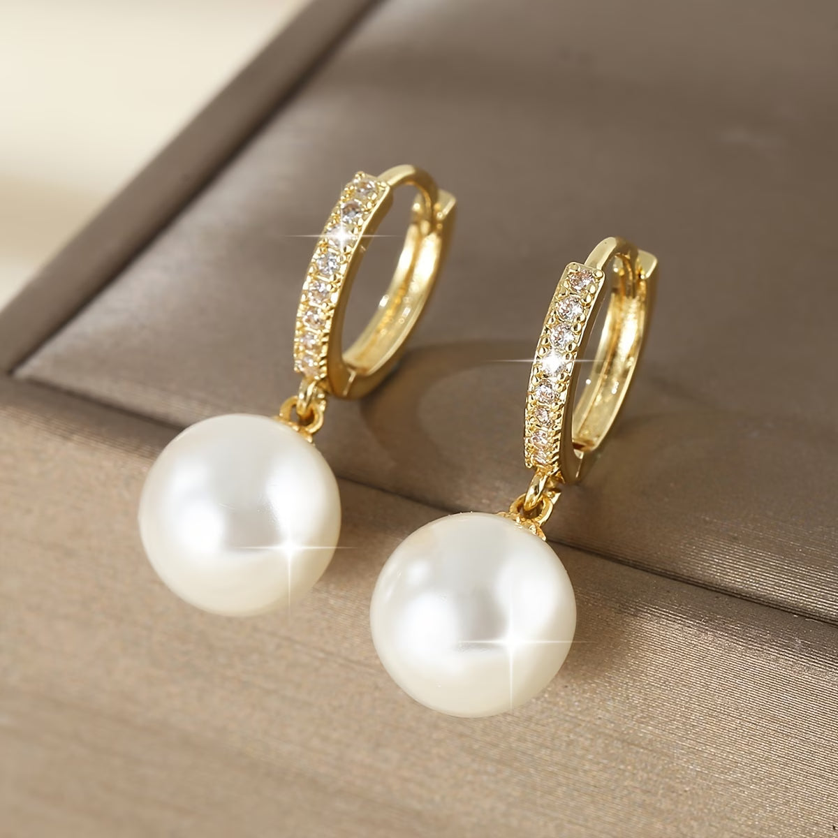 Pendientes de perla gota