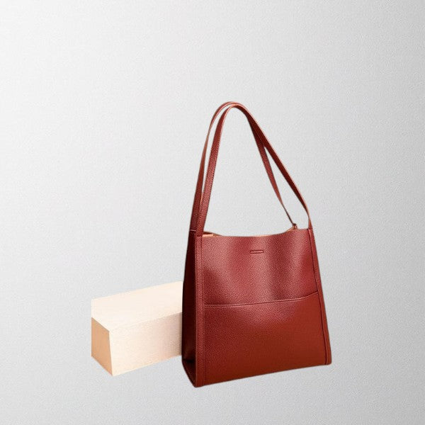 Bolso de hombro rojo
