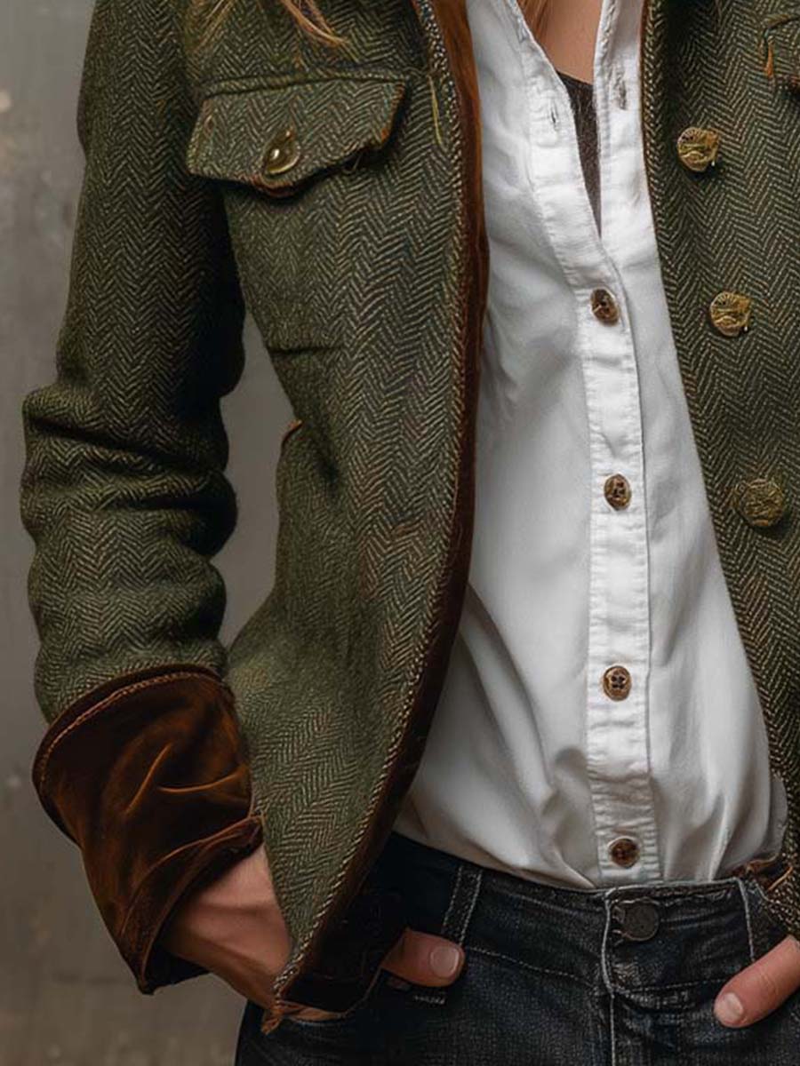 Blazer oliva Bella
