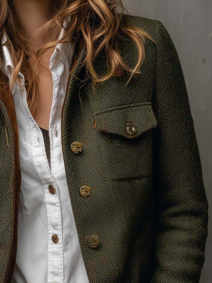 Blazer oliva Bella
