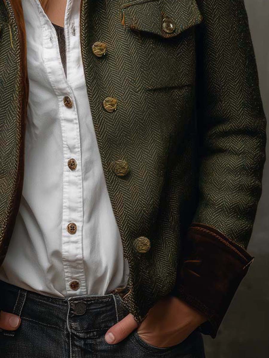 Blazer oliva Bella