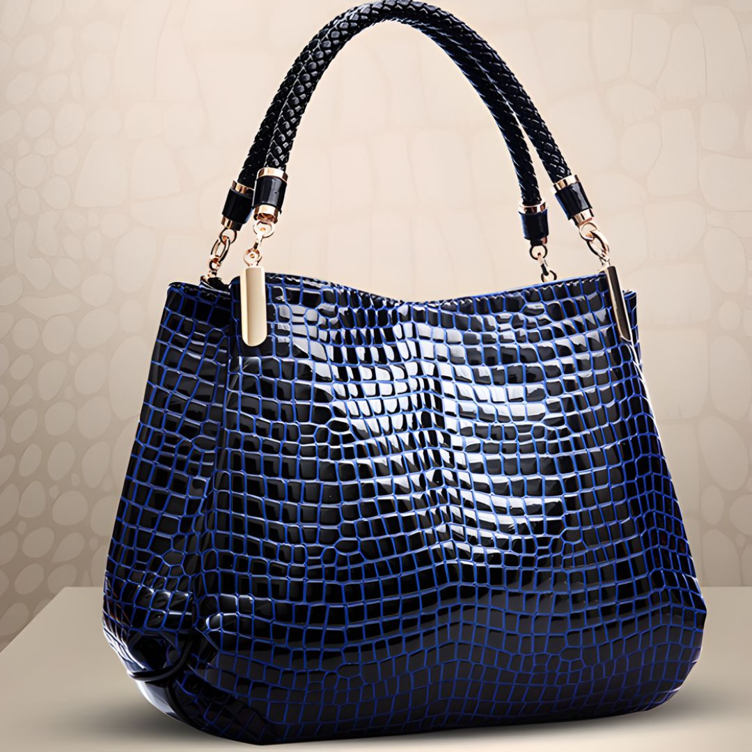 Bolso de hombro azul
