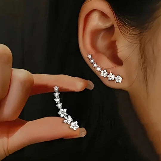 Pendientes flor atemporal