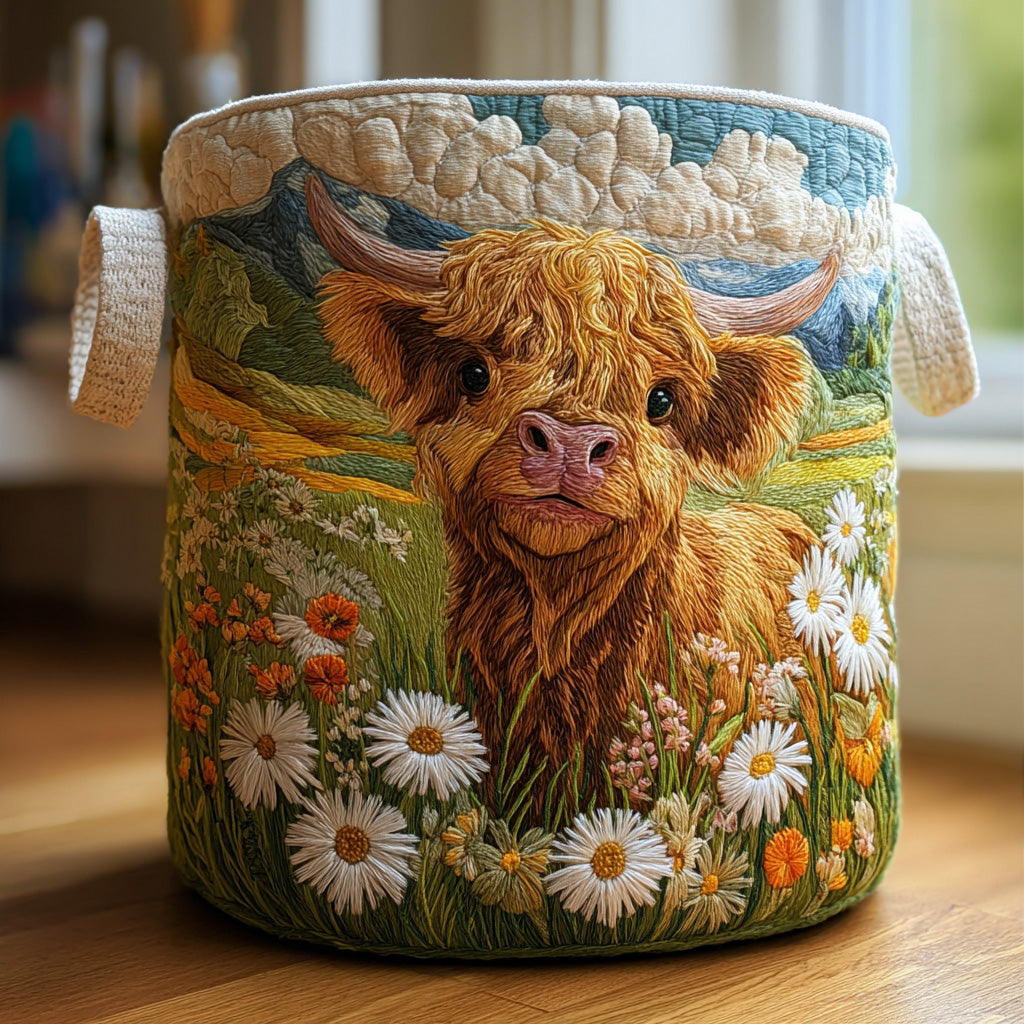 Cesta Highland en Flor
