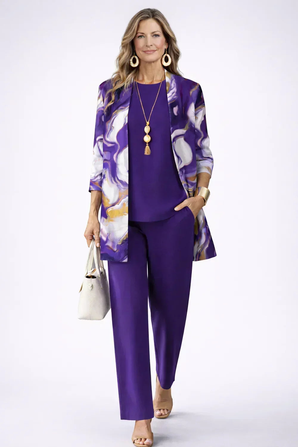 Morado y Blanco