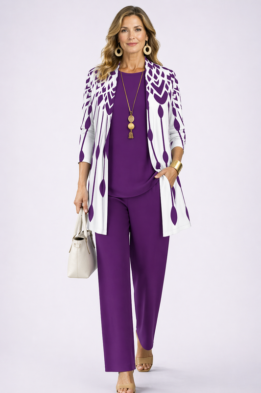 Morado y Blanco
