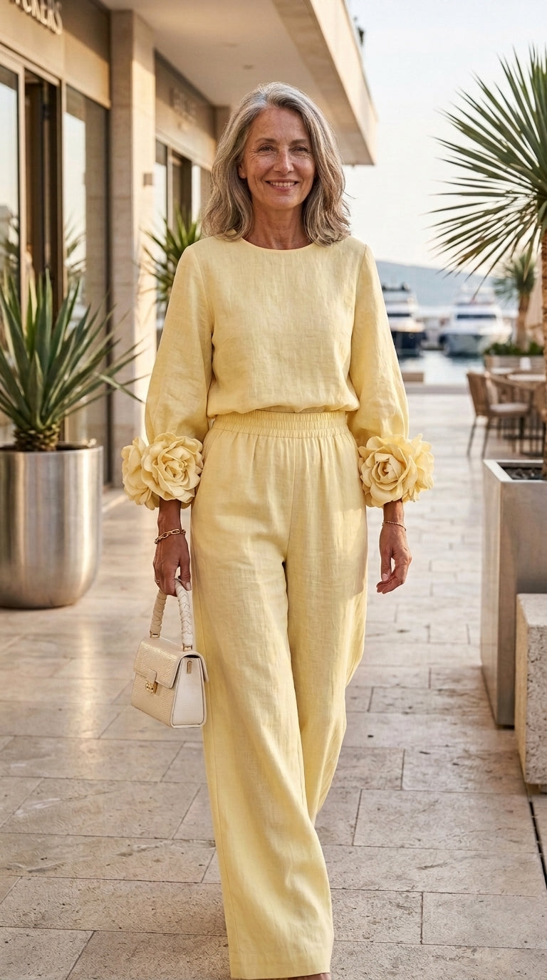 Conjunto Daniela amarillo
