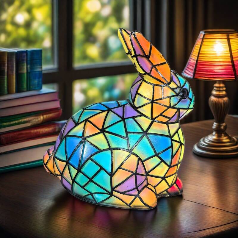 Lámpara Conejo de Cristal