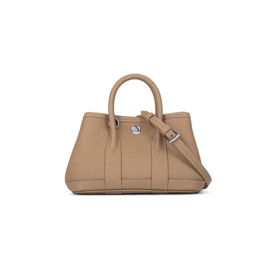 Bolso tote piel vegana gris