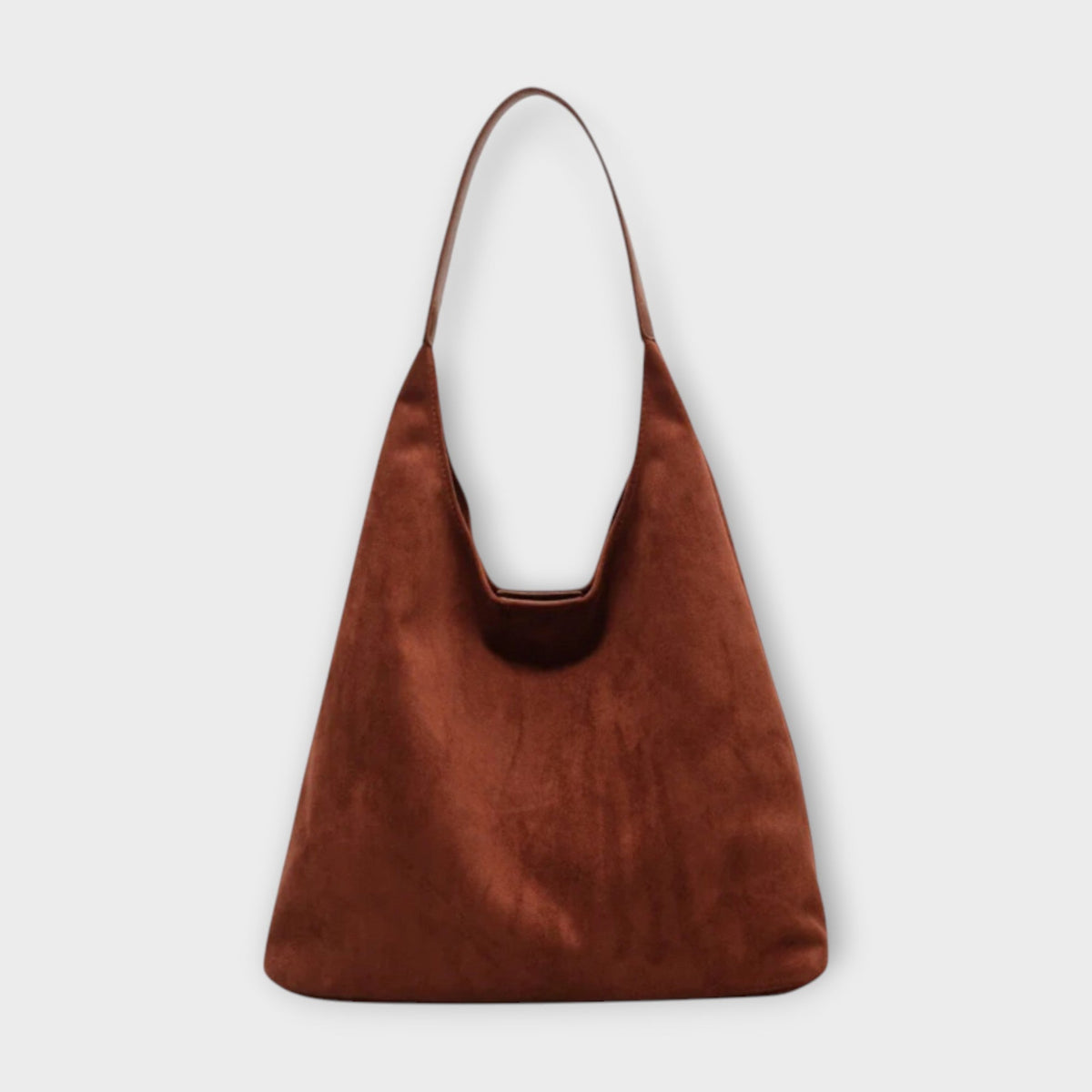 Bolso hobo minimalista marrón café