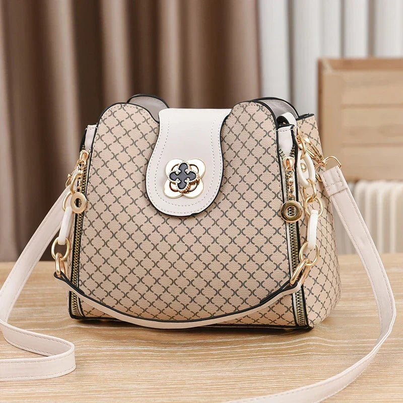 Bolso acolchado caqui