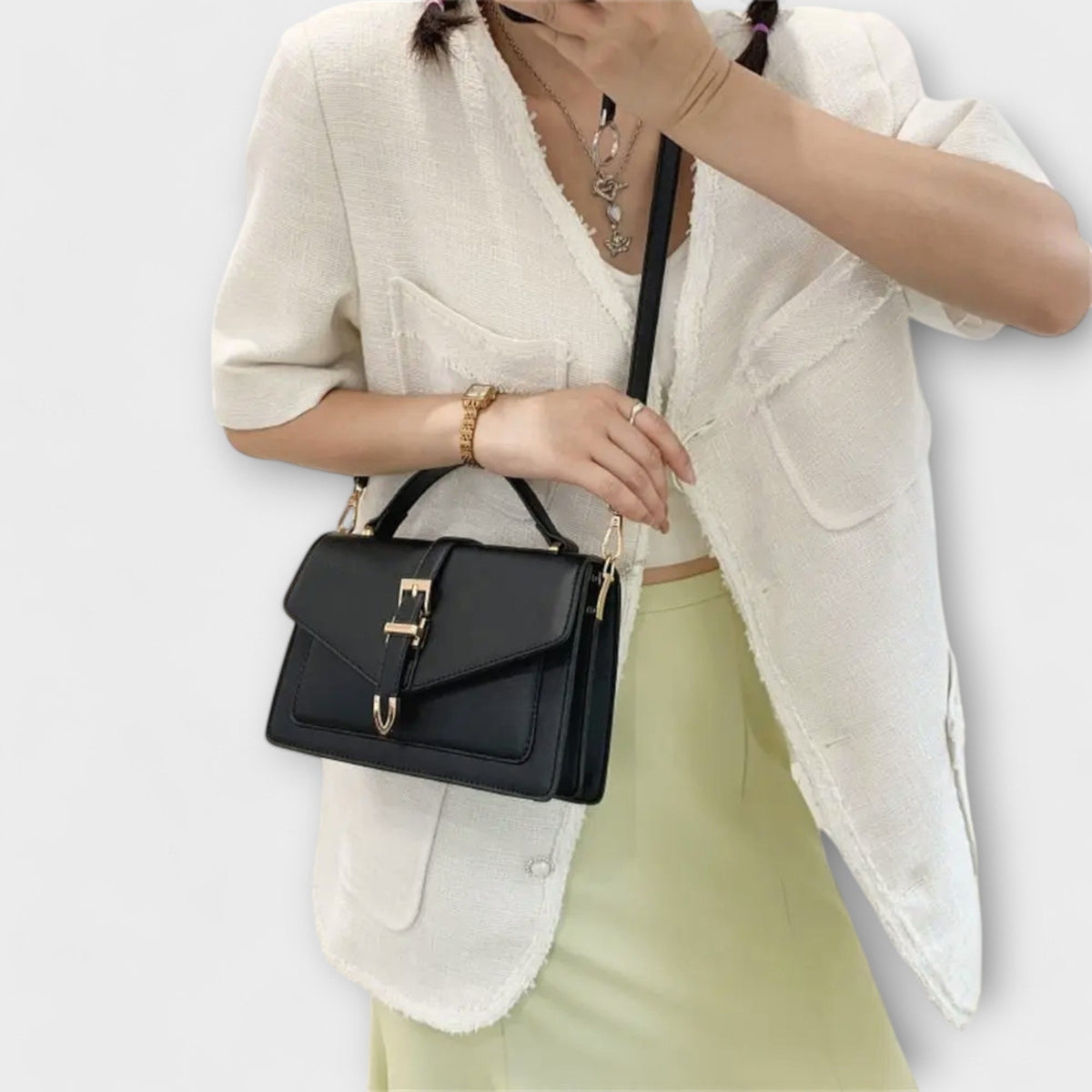 Bolso silla de montar detalle