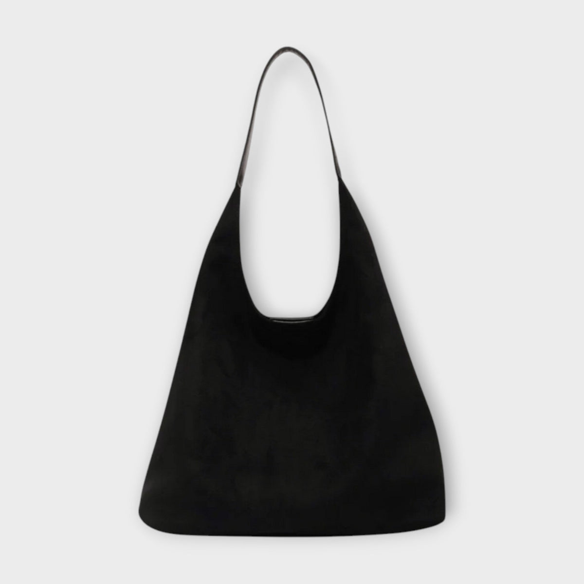 Bolso hobo minimalista negro