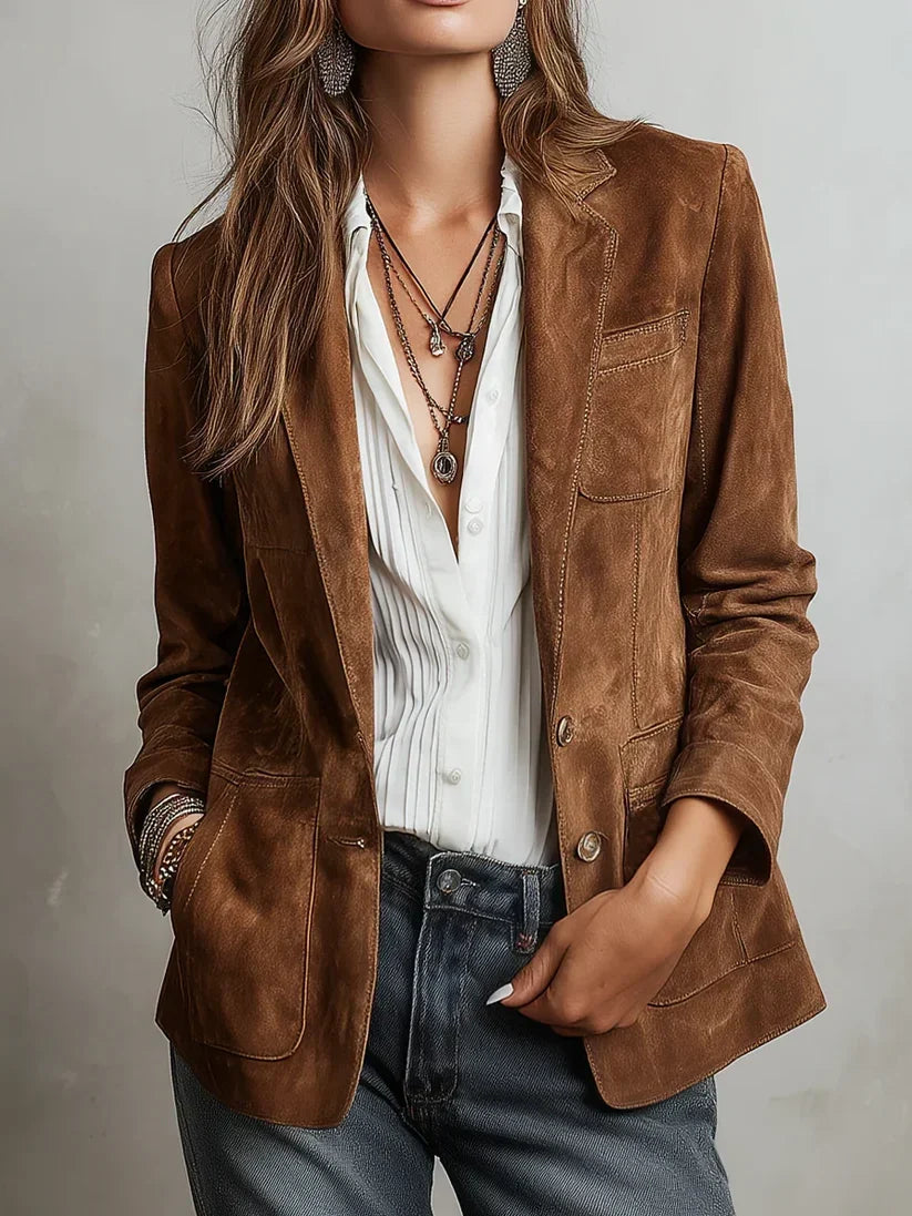 Blazer vintage Cristina marrón