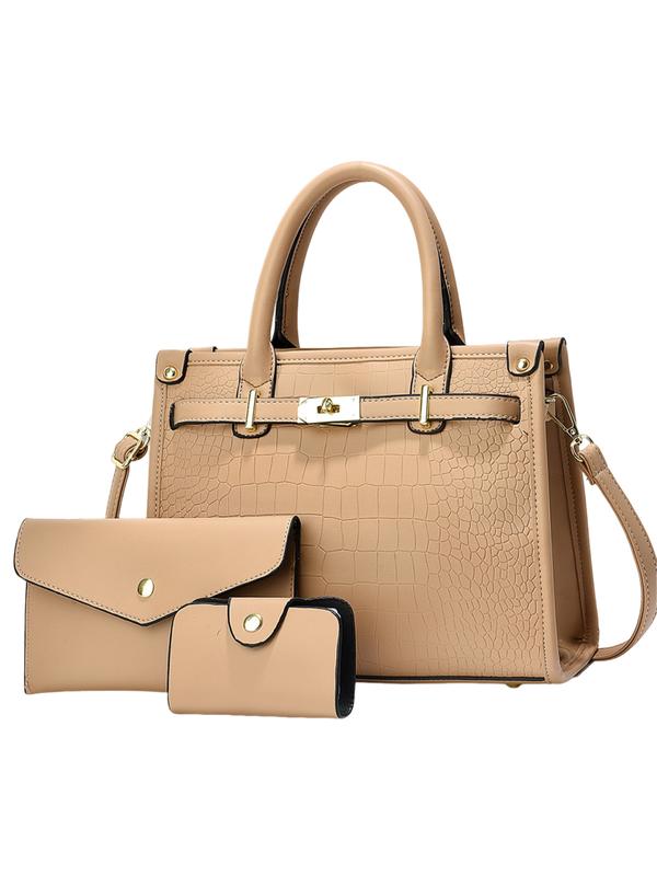 Bolso bandolera efecto cocodrilo caqui