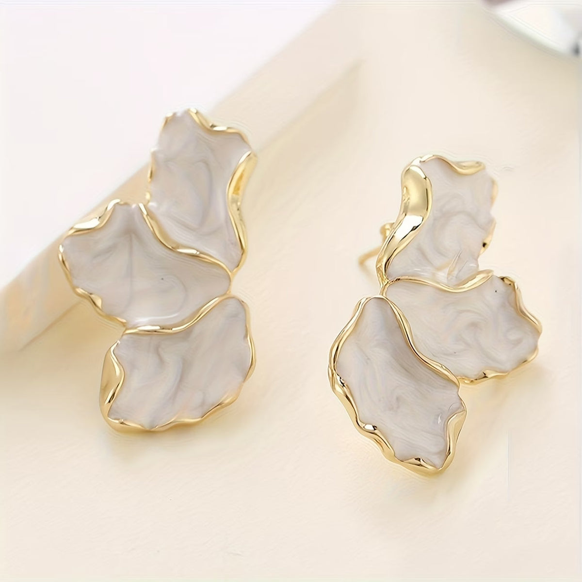 Pendientes flor de perlas