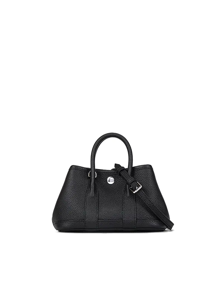 Bolso tote piel vegana negro