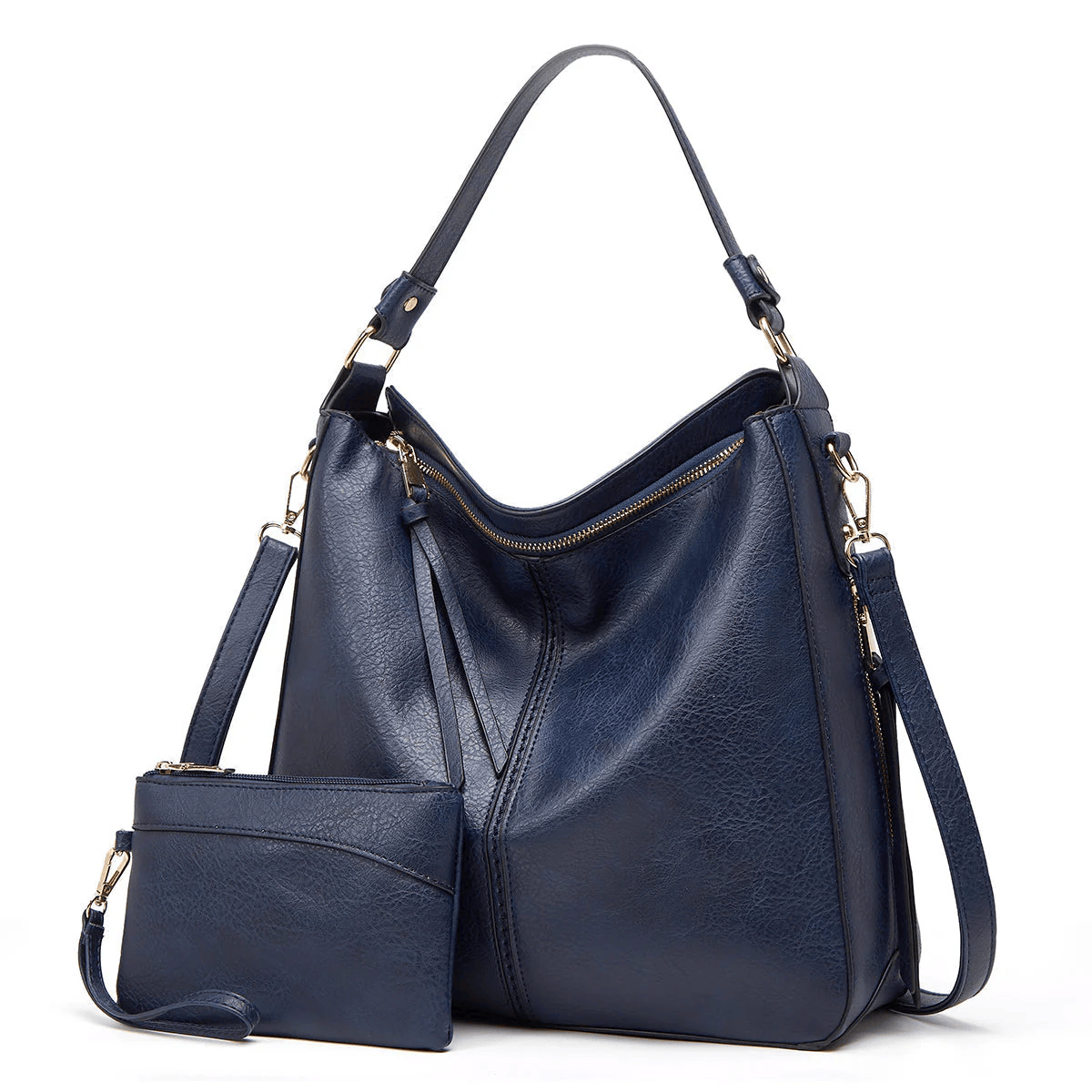 Bolso de mano vintage azul