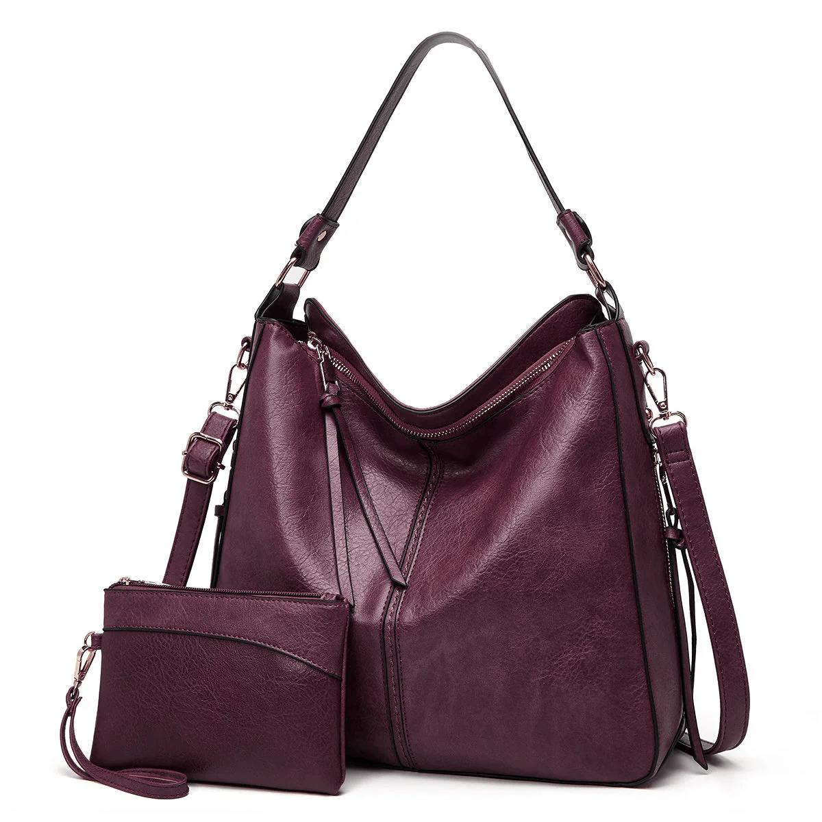 Bolso de mano vintage morado