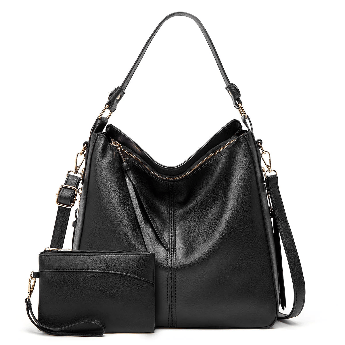 Bolso de mano vintage negro