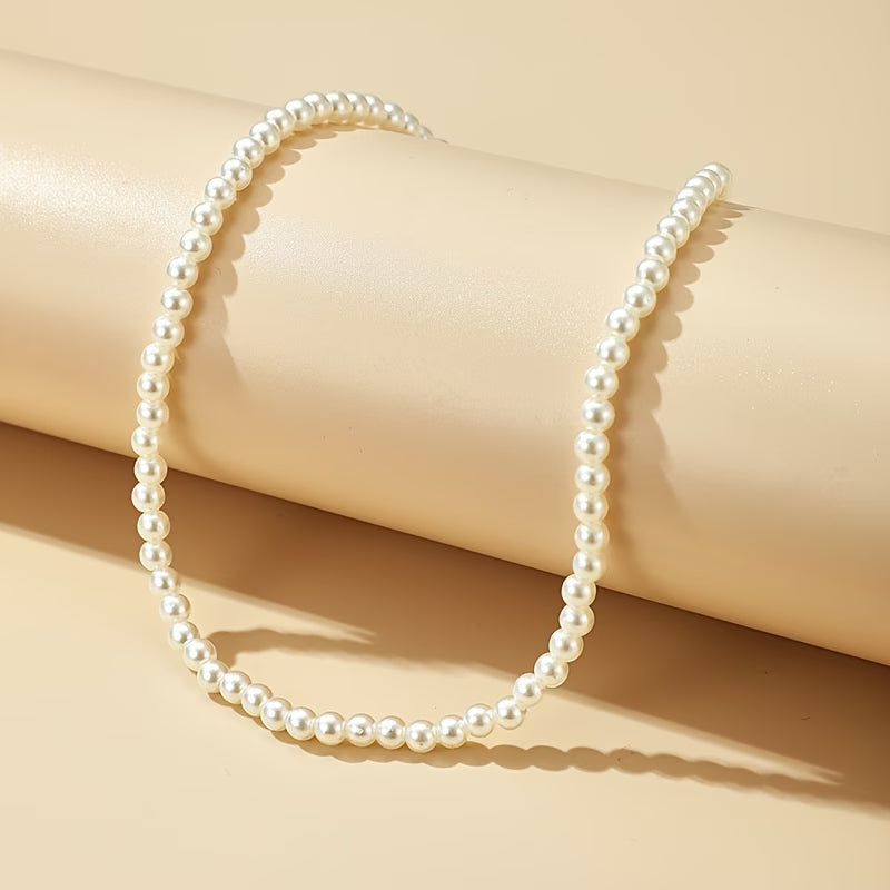 Collar de perlas con brillo
