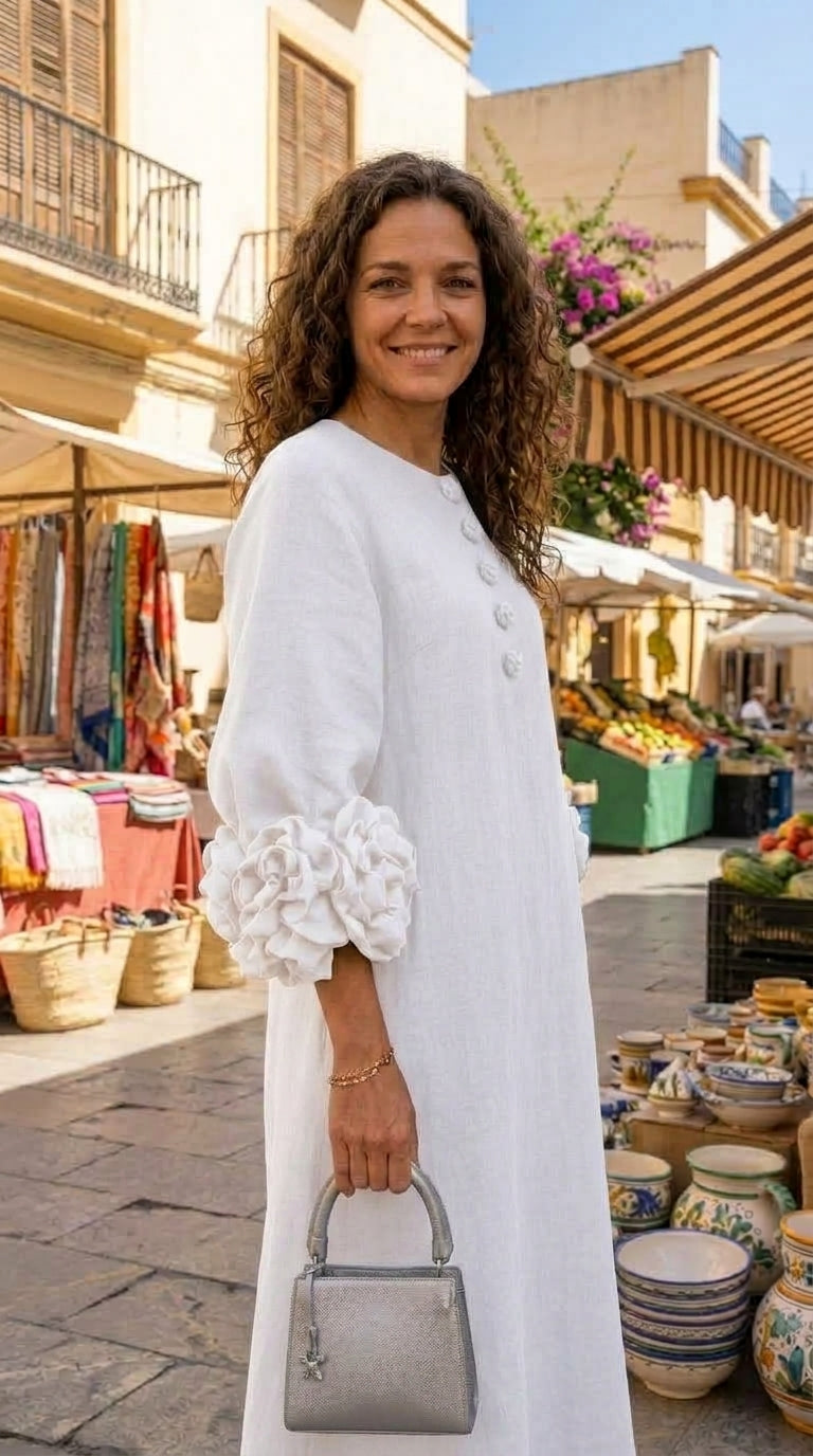 Vestido Magdalena Blanco