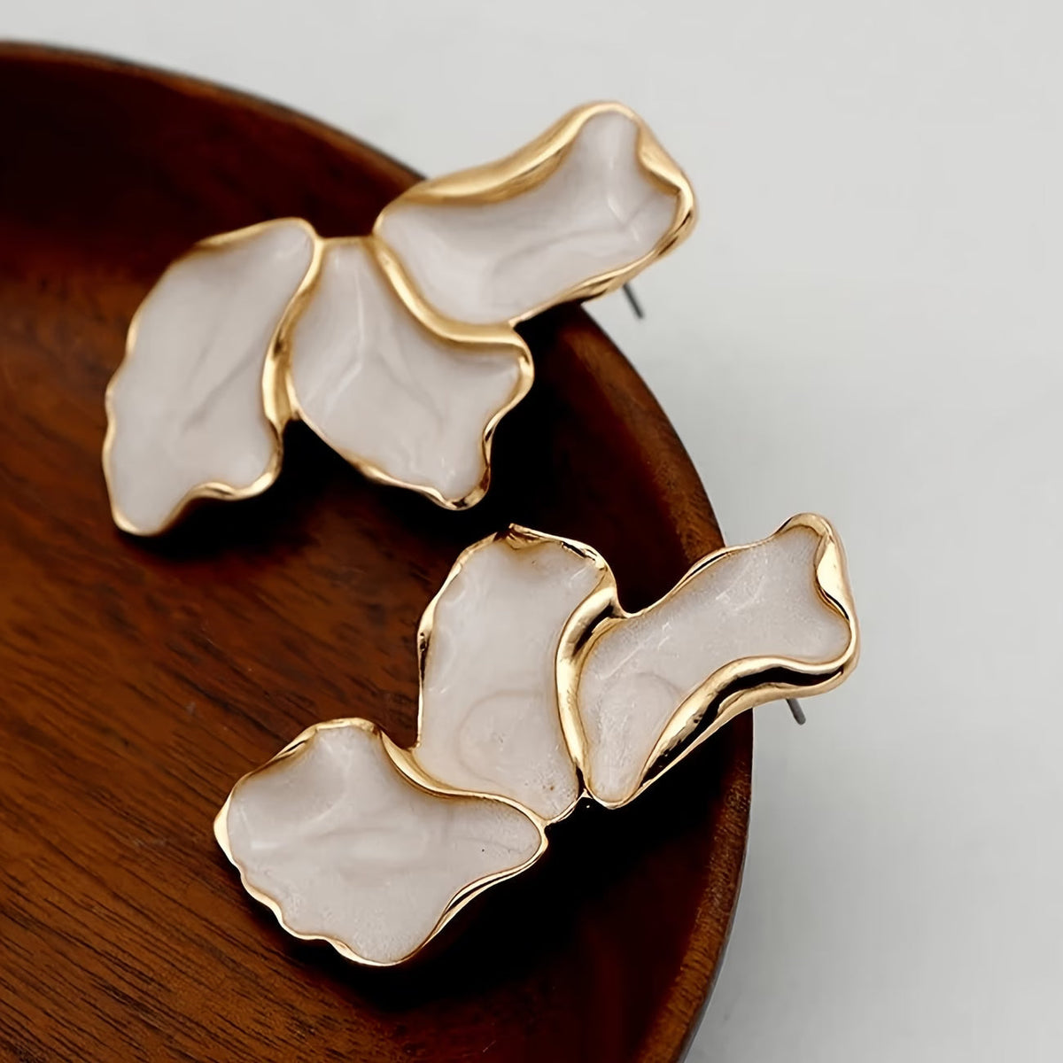 Pendientes flor de perlas
