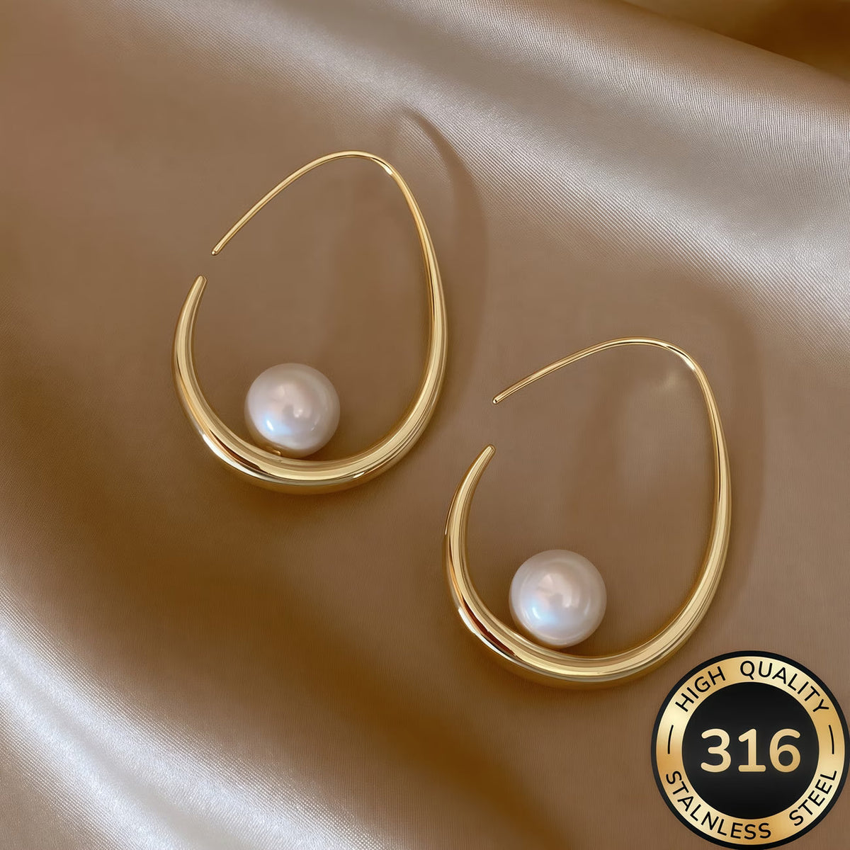 Pendientes de perla cultivada