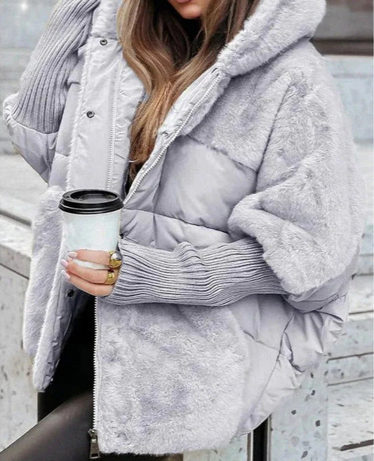 Chaqueta de plumas con capucha