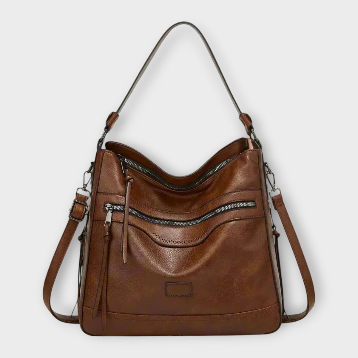 Bolso bandolera marrón café