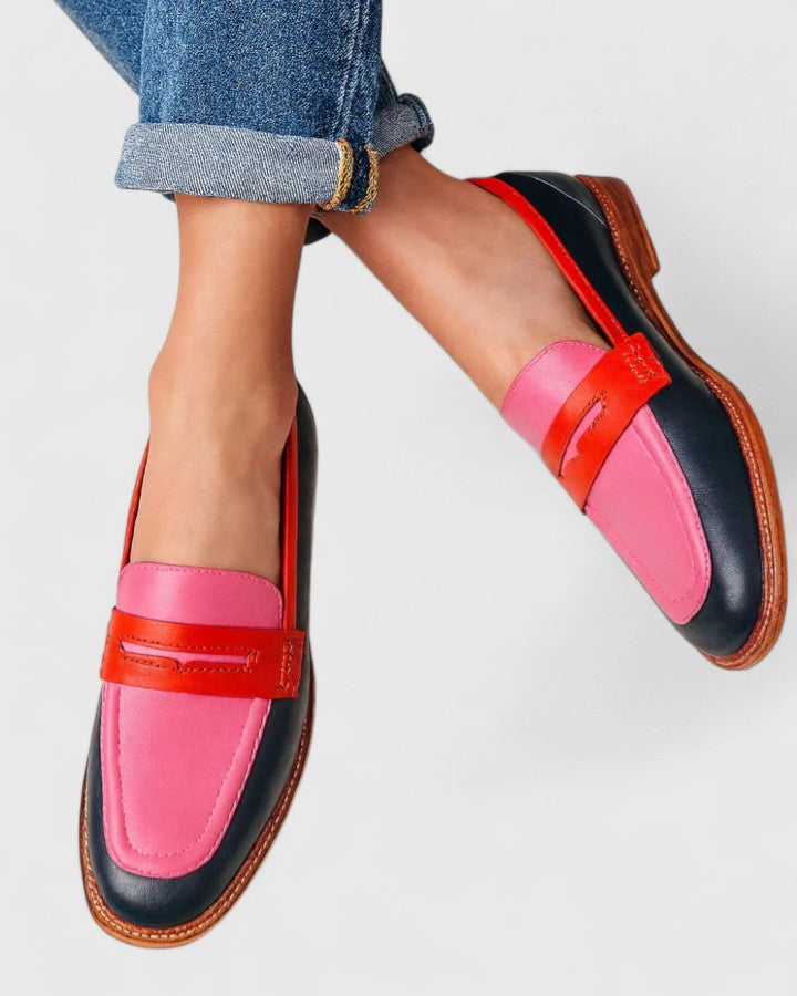 Mocasines elegantes de línea sencilla