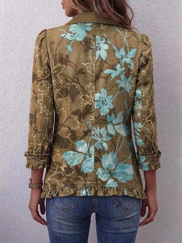 Chaqueta floral degradada Santé