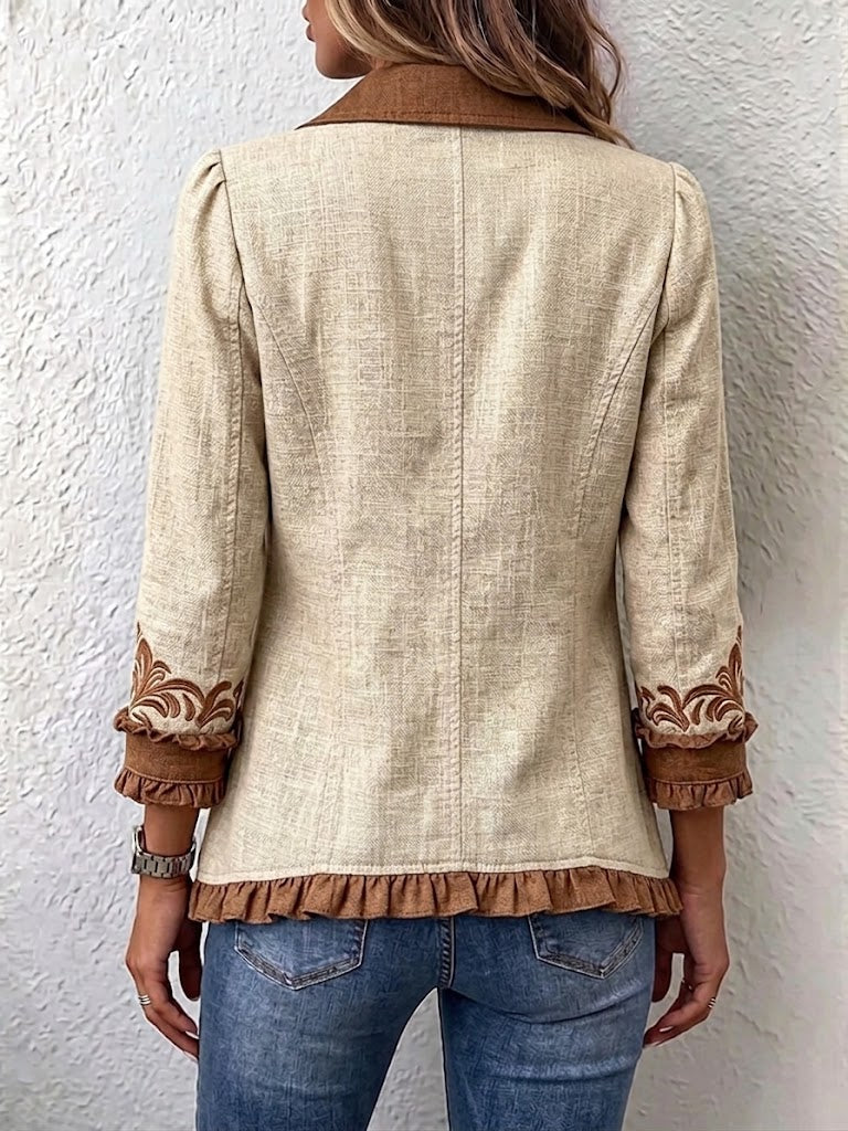 Chaqueta floral bordada Almudena