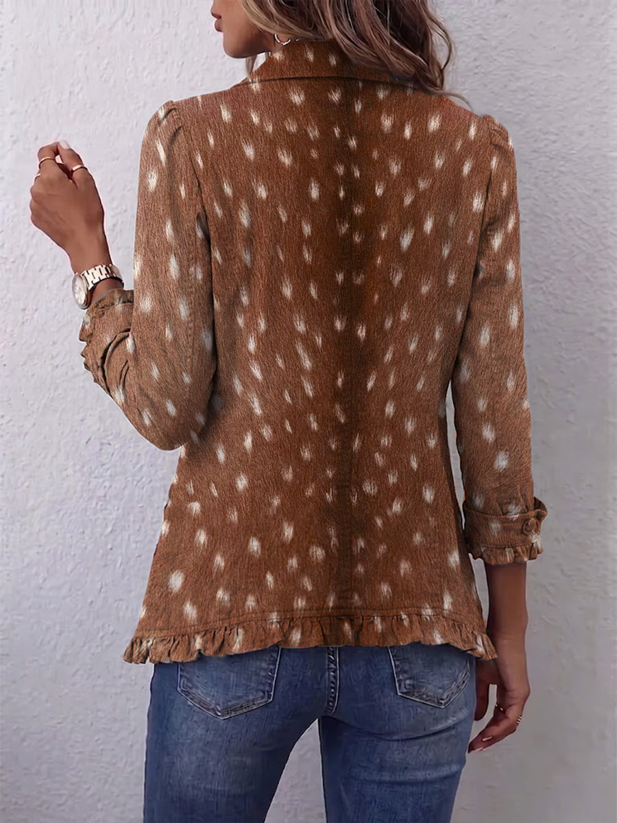 Chaqueta animal print Nicolasa