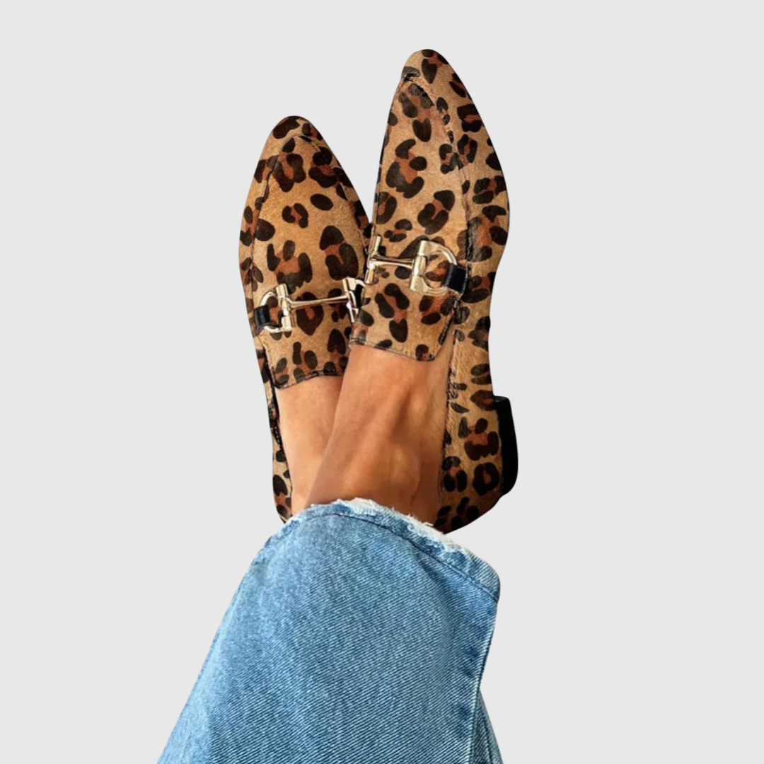 Mocasines elegantes de piel sintética
